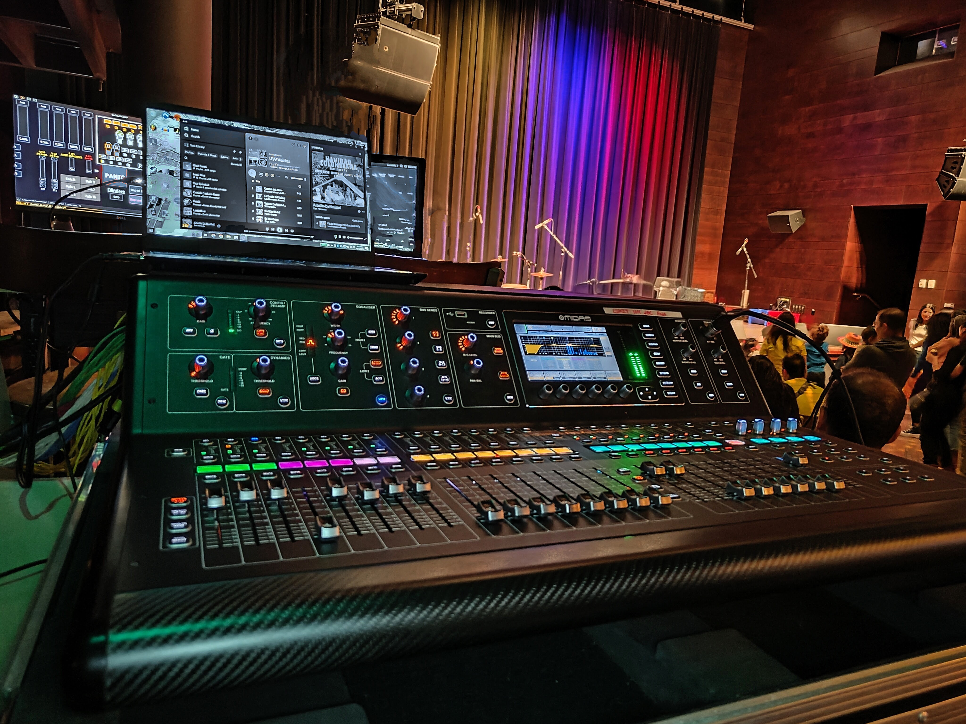 Audio engineering console